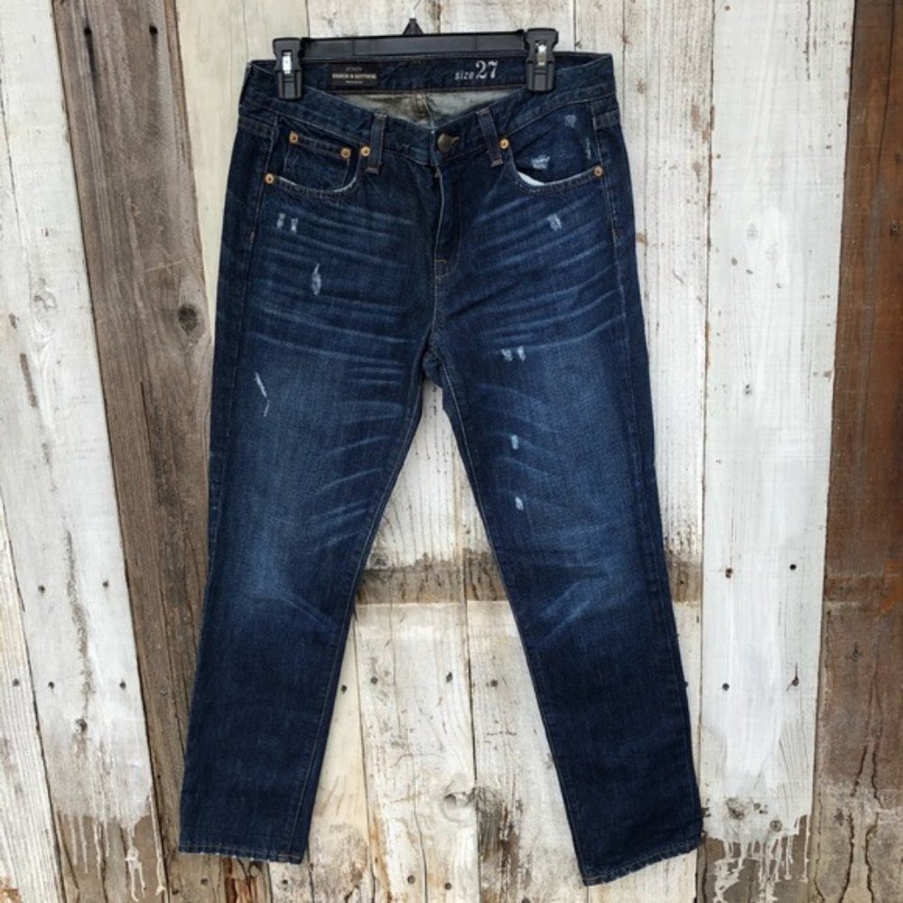 J. Crew Dark Blue Ankle Jeans